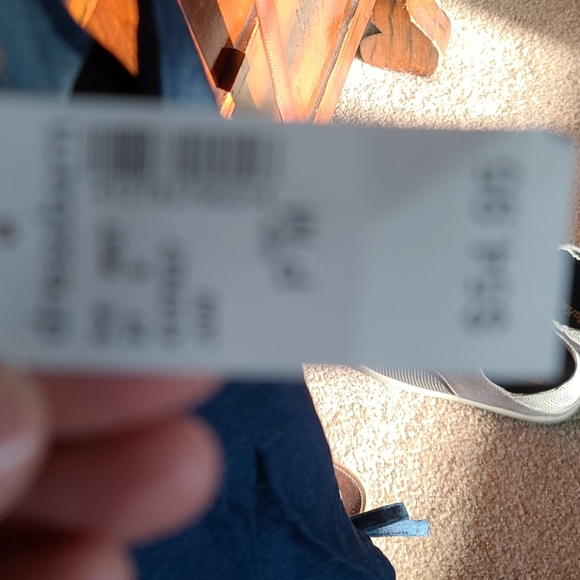 Tieback sundress, denim with white embroidery. - Picture 7 of 8